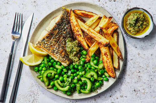 Golden Barramundi and Ravigote Sauce