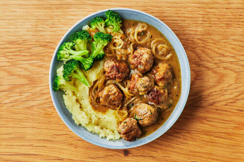 Pork Meatballs and Mash
