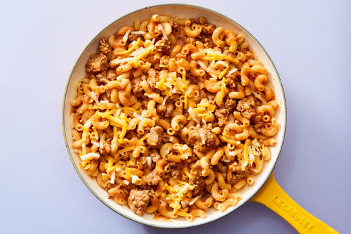Macaroni with Turkey Bolognese Sauce