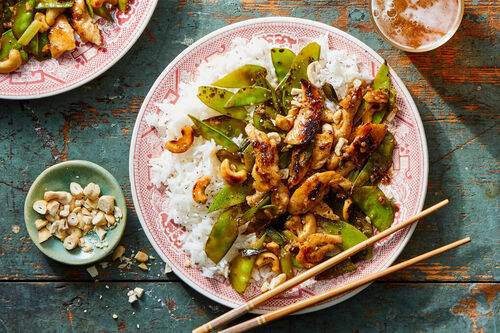 Cashew Chicken with Double Chicken!