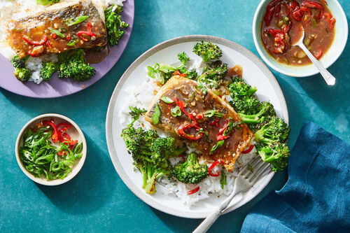 Five Spice-Glazed Barramundi
