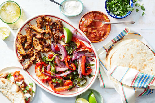 Sheet Pan Chicken Fajitas with Double Chicken