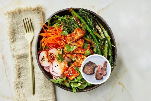 Carb-Conscious Spicy Korean Rump Steak