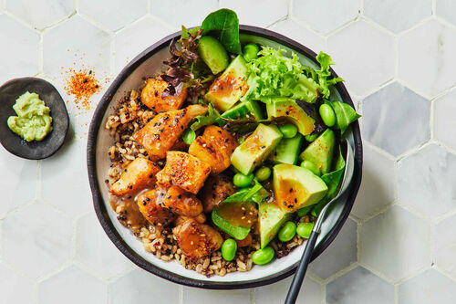15-Min Nutritious Fish Poke Bowl