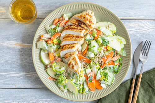 Gegrillte Bio-Hähnchenbrust Low Carb