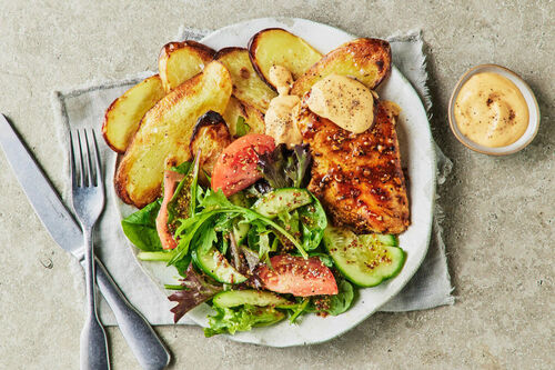 Chicken and Crispy Potatoes