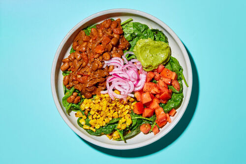 Protein-Packed Veggie Taco Salad