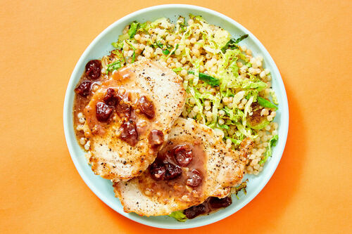 Cherry Berry Seared Chicken Cutlets