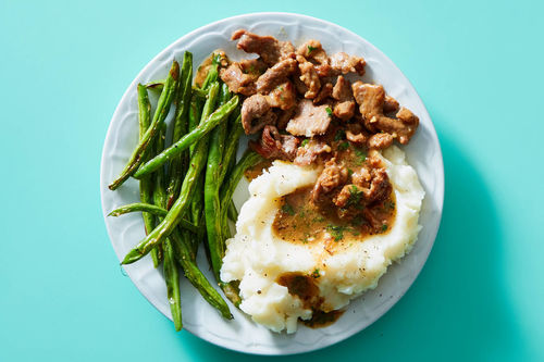 Garlic-Butter Sirloin Steak Strips
