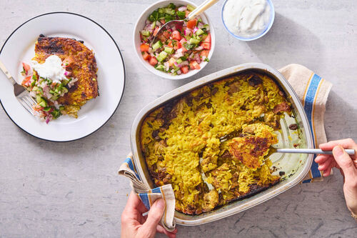 Tahchin (Persian Crispy Rice Cake)