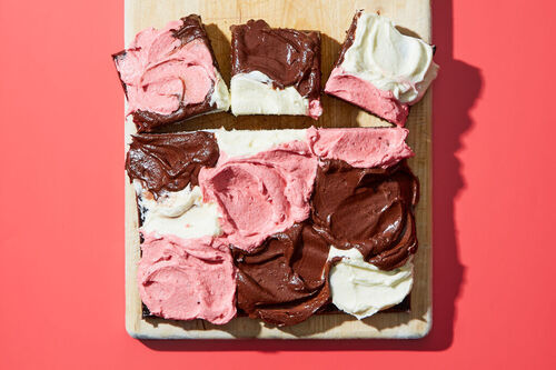 Neapolitan Chocolate Cake