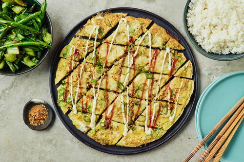 Okonomiyaki-Style Omelette