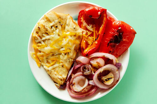 Chicken Fajita Bowl with Extra Chicken!