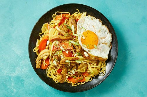 Speedy Singapore Chicken Noodles