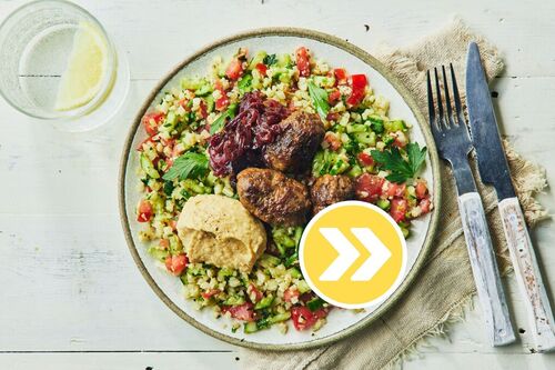 Carb-Conscious Lamb Koftas and Goat Cheese