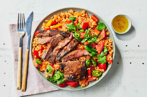 Nutritious Tex-Mex Beef Rump Steaks
