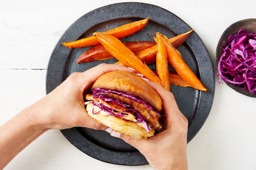 Easy Hot 'n' Spicy Chicken Aioli Burgers