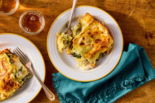 Creamy Alfredo Butternut Squash Lasagna