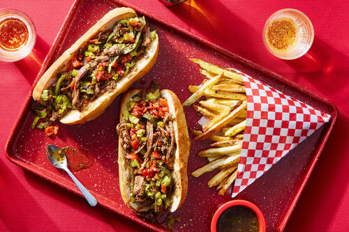 Chicago Italian Beef Sandwich