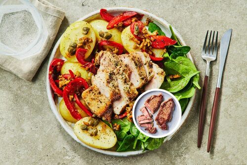 Sweet and Salty Olive Porterhouse Steaks