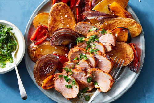 Smoky Spanish Salmon Pan Roast