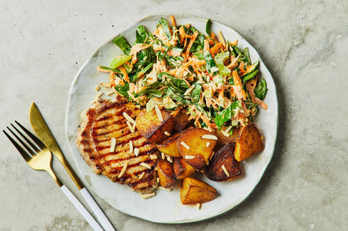 Nutritious Chargrilled Pork Steaks