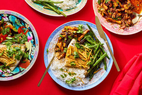 Lunar New Year! 🐴 Ginger-Scallion Barramundi