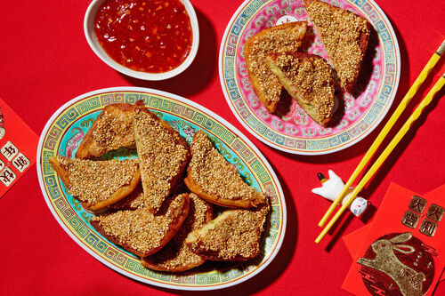 Lunar New Year! Shrimp Toasts with Scallion