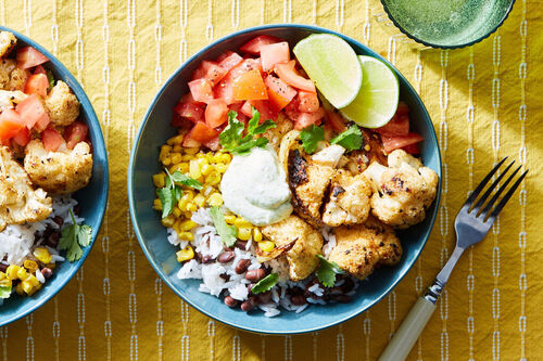 Vegan Tex-Mex Cauliflower Bowl