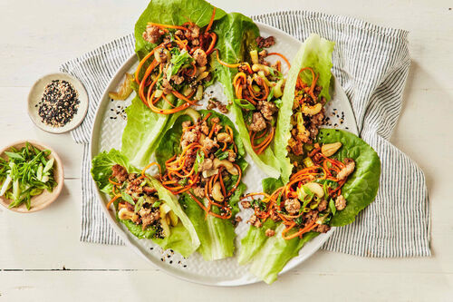 Carb-Conscious Asian Pork Lettuce Cups