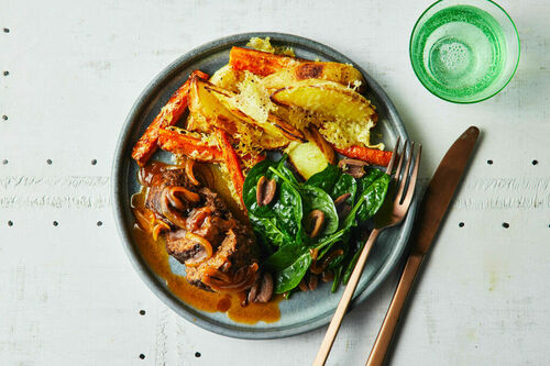 Mini Beef Meatloaves and Gravy