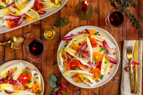 Wintersalade met granaatappel