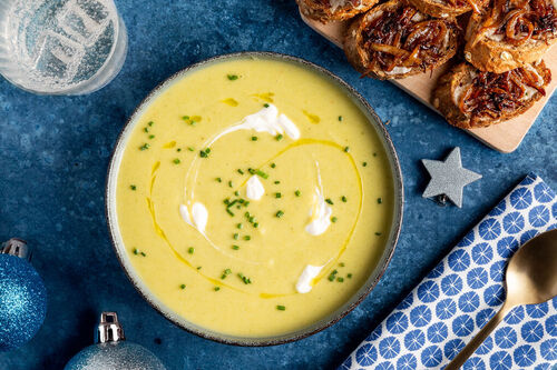 Cremige Kartoffel-Lauch-Suppe