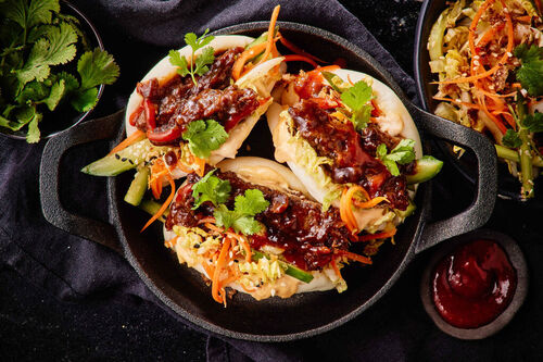 Sticky Wagyu Beef Bao Buns