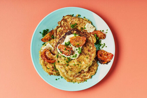 Bacon and Zucchini Fritters