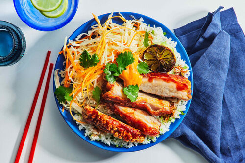 Glazed Pork Belly and Crunchy Crackling