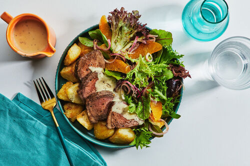 Roast Beef and Creamy Pepper Sauce