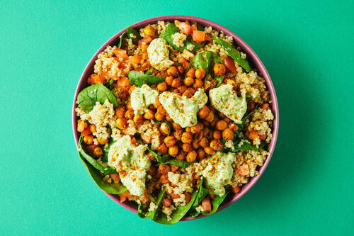 Balanced Chermoula Chickpea Bowl