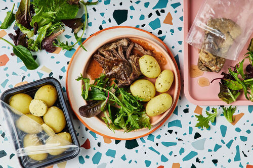 Smoky Brisket and Butter Baby Potatoes