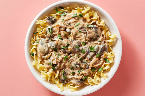 Saucy Mushroom Stroganoff