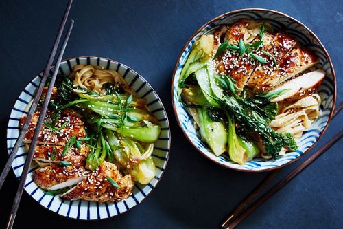 Hoisin Chicken Cutlets & Bok Choy
