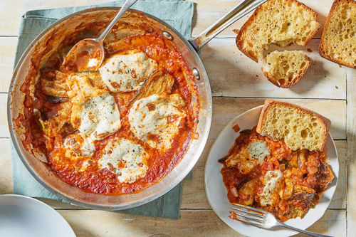 Skillet Zucchini Parmesan