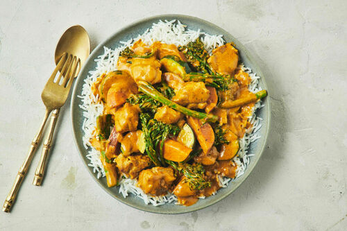 Masala Chicken and Coconut Curry