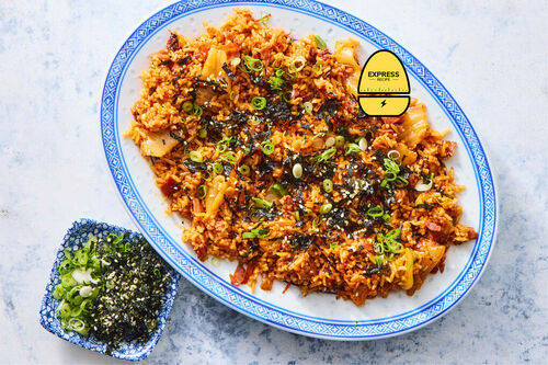 Express Recipe! Bacon & Kimchi Fried Rice