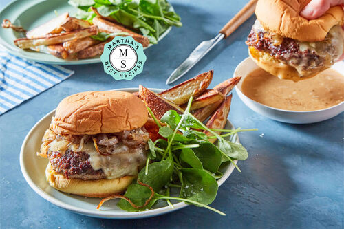 Martha's Best French Dip Burger