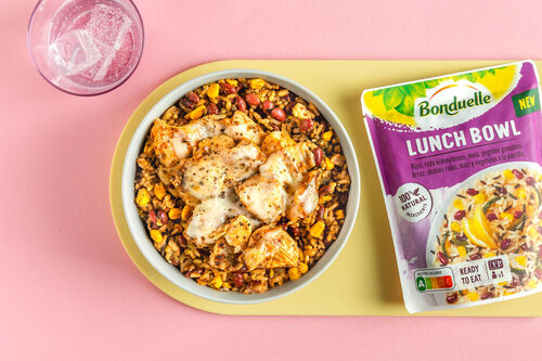 Hähnchen mit geschmolzenem Mozzarella