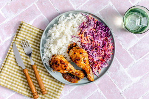 Sticky drumsticks met passievruchtenglaze