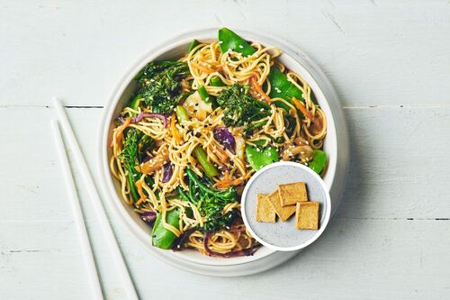 Tofu and Veggie Noodles