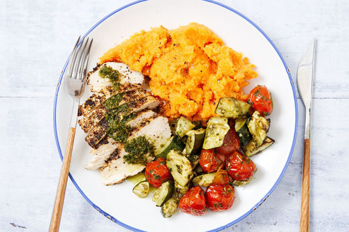 Chicken and Sweet Potato Mash