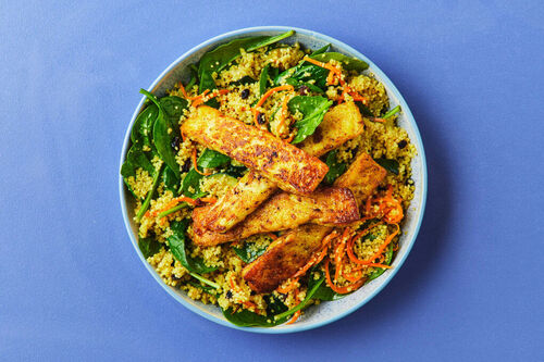 Haloumi Couscous Salad